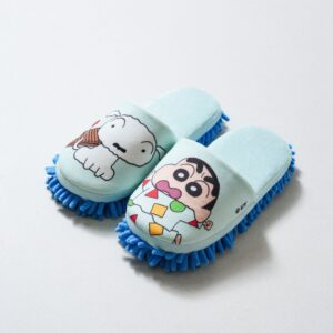 ちびまる子ちゃん 清掃用スリッパ（260mm）ブルー