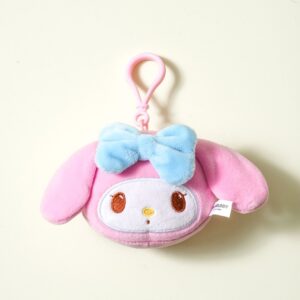 マイメロディー 顔吊り下げバッグチャーム ブルー