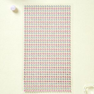 宝石丸形シール(1枚入り/3 mm)ピンク