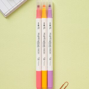 ドットツイントゥペン（3本セット）レッド系