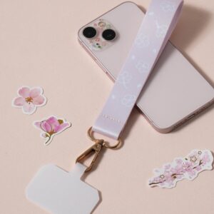 桜モチーフ スマホ バンドストラップ