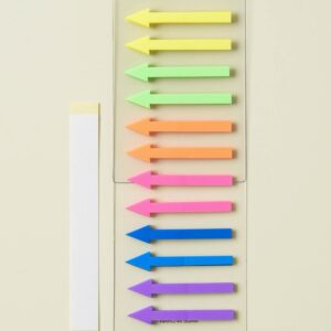 矢印フィルムインデックス（蛍光／600枚入／6色）