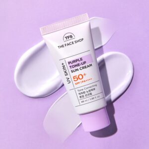 THE FACE SHOP UV スキンプラス パープルトーンアップ 日焼け止め 40ml