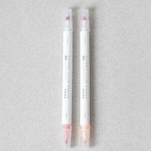シャーベットカラー蛍光ペン ツイン 2本